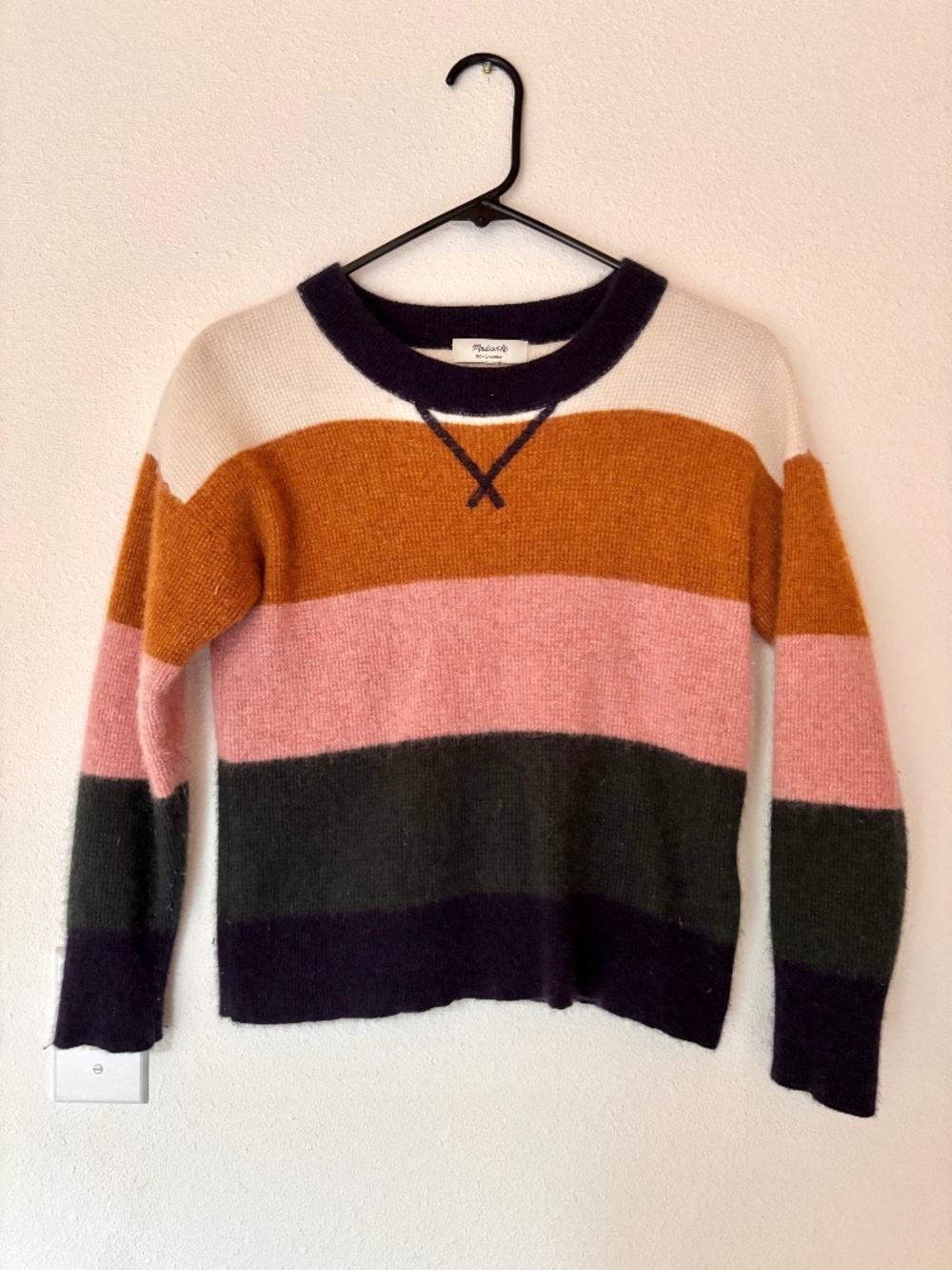 Madewell Cashmere Striped Sweater